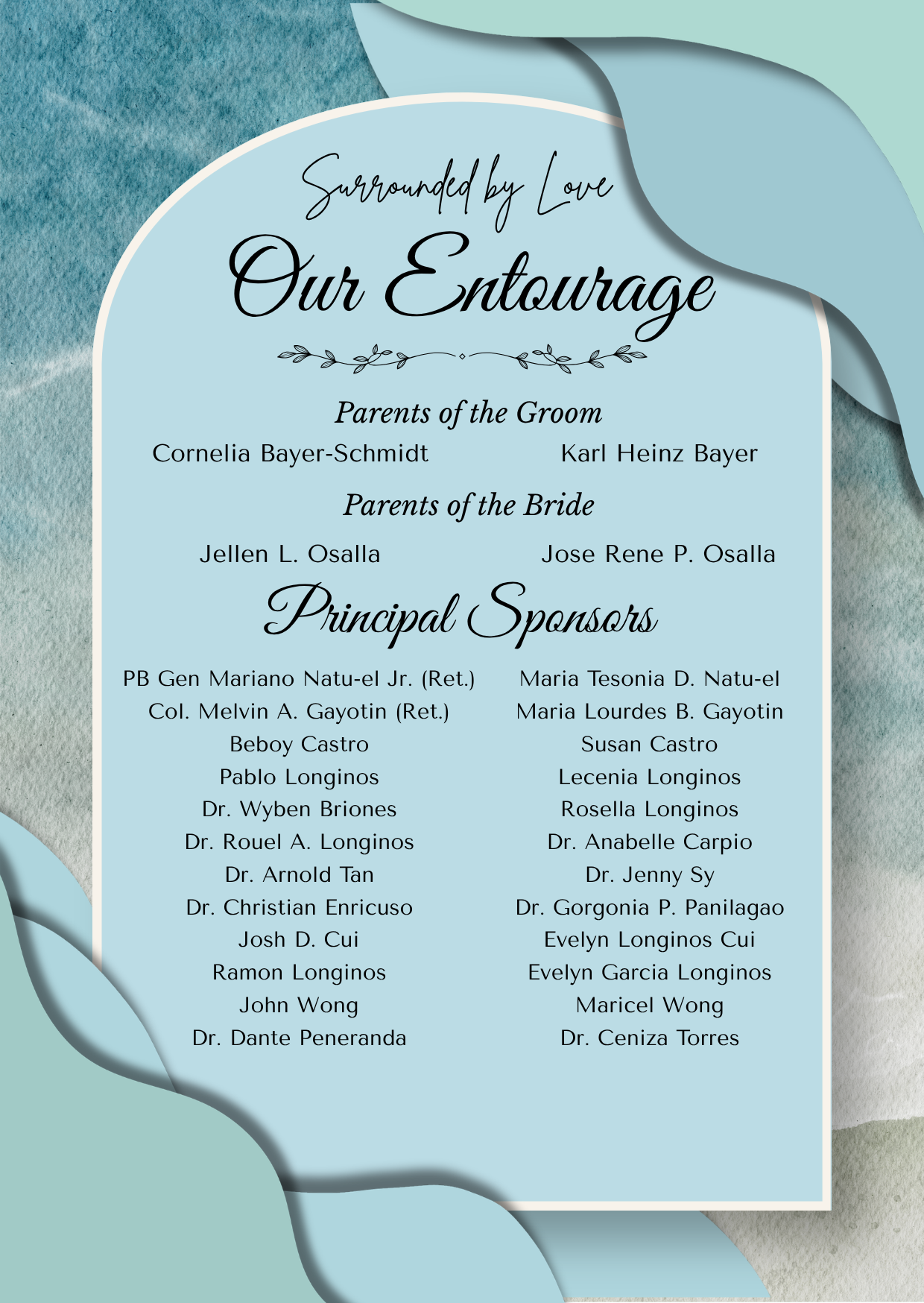Beach Theme Invitation Page 2