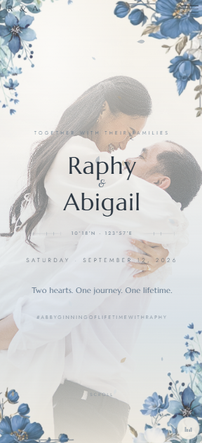 Raphy & Abigail wedding website preview